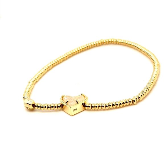 Kendra Scott Druzy Heart Stretch Bracelet - Picture 6 of 8